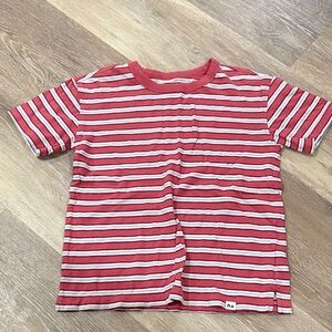 Fila Kids Red and White Striped Tee